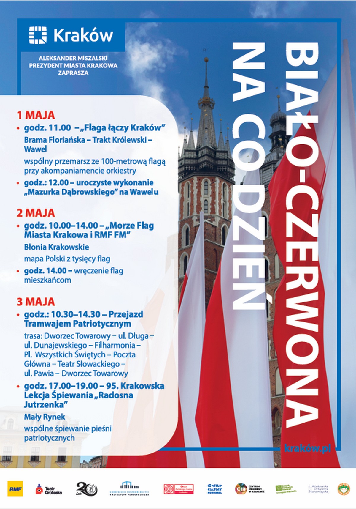 Baner: Majówka w Krakowie - program