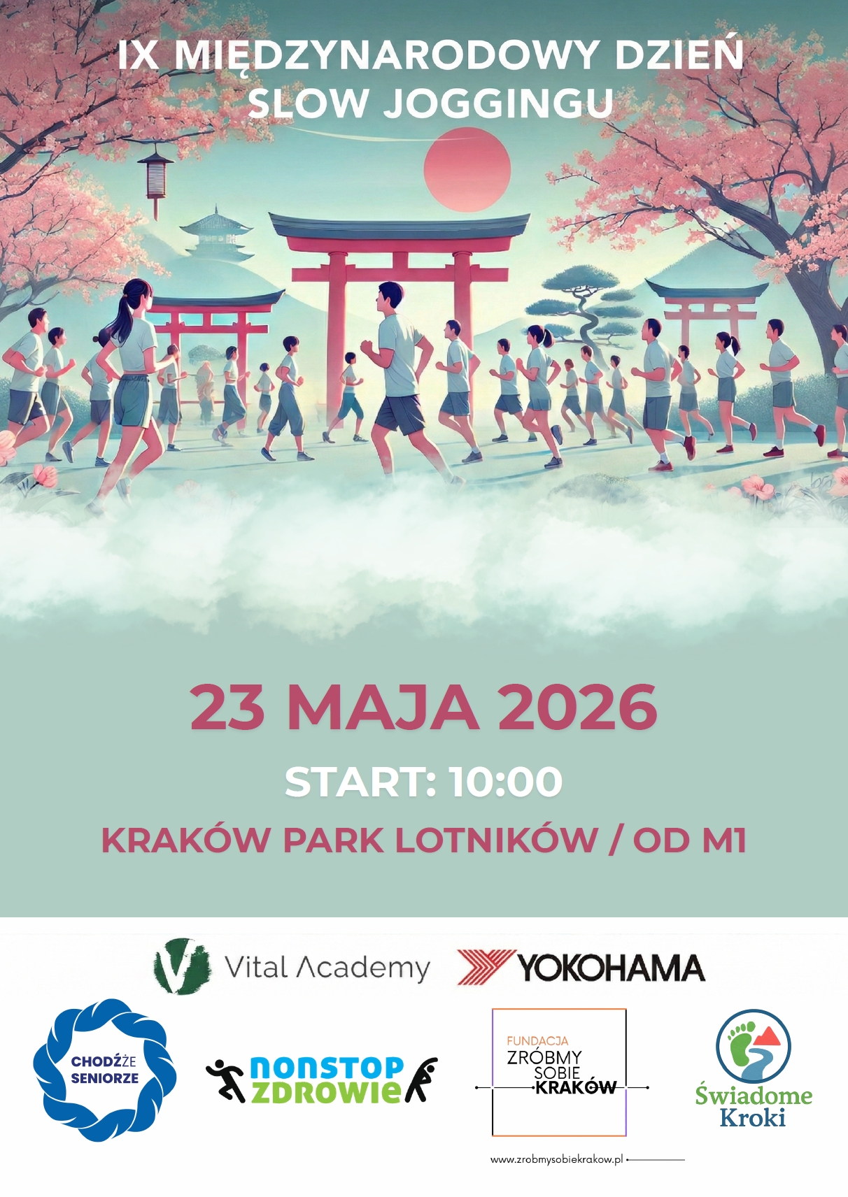 Plakat: Międzynarodowy Dzień Slow Joggingu