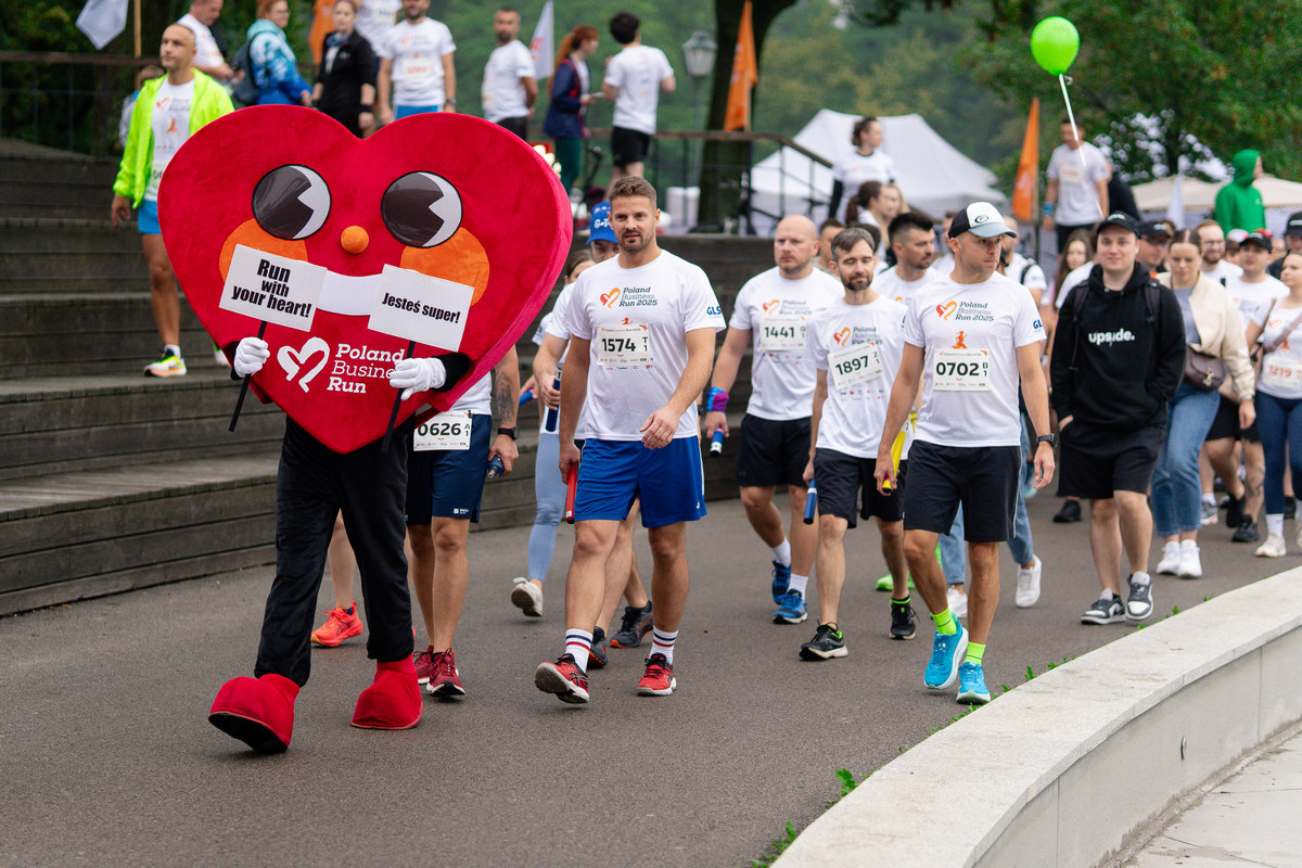 Rozgrzewka przed Poland Business Run 2026