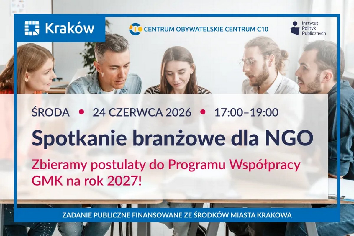 Baner: Spotkanie branżowe dla organizacji pozarządowych
