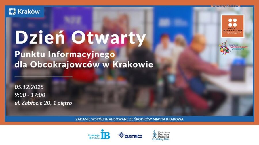 Już 5 grudnia Dzień Otwarty Punktu Informacyjnego dla Obcokrajowców - bezpłatne konsultacje z ekspertami!