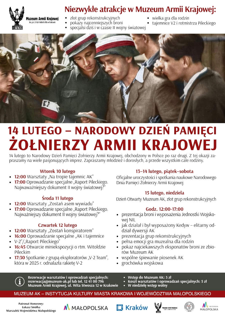 Obchody Narodowego Dnia Pamięci Żołnierzy Armii Krajowej w Muzeum AK w Krakowie