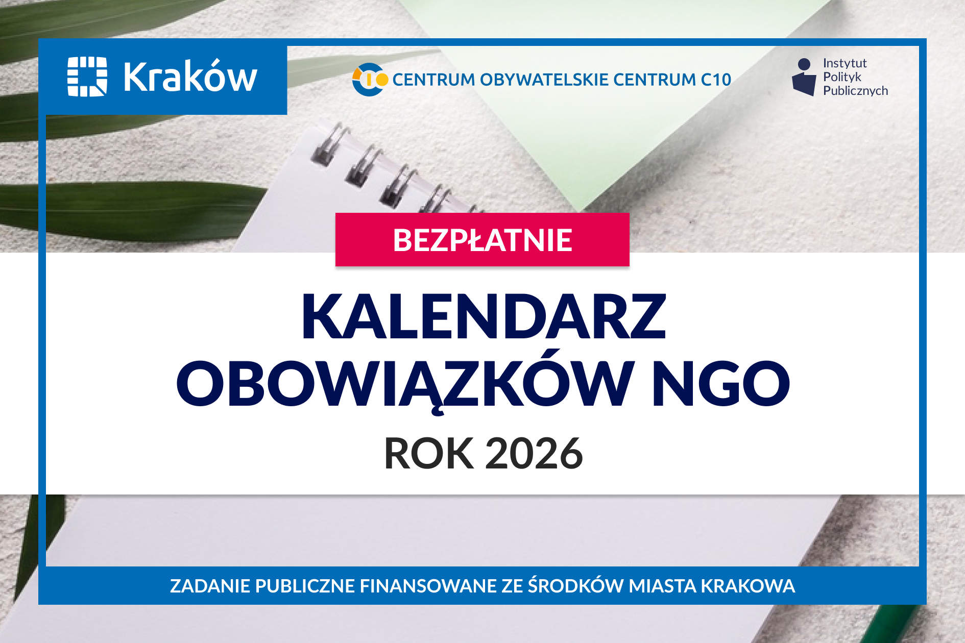 Kalendarz obowiązków NGO na 2026 r.