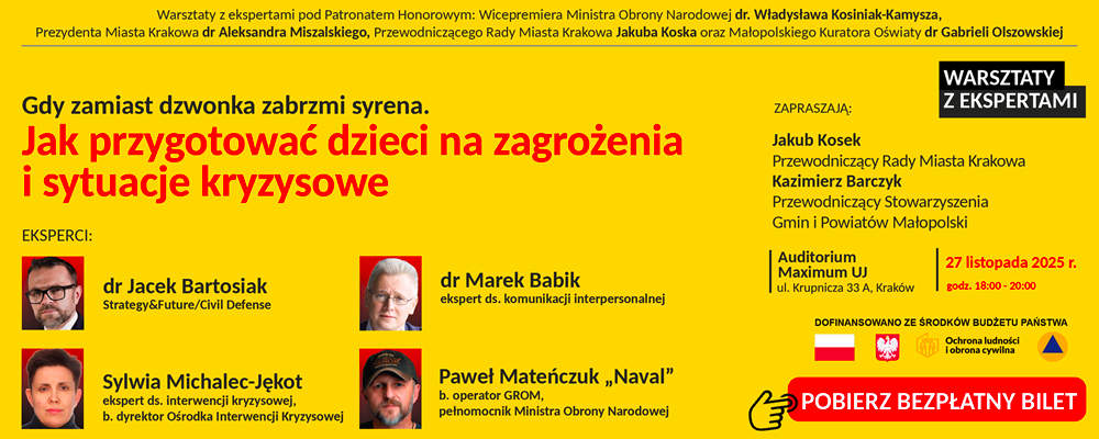 Jak chronić dzieci w sytuacja zagrożenia - warsztaty